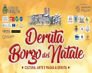 locandina Deruta Borgo del Natale 2024 - Deruta